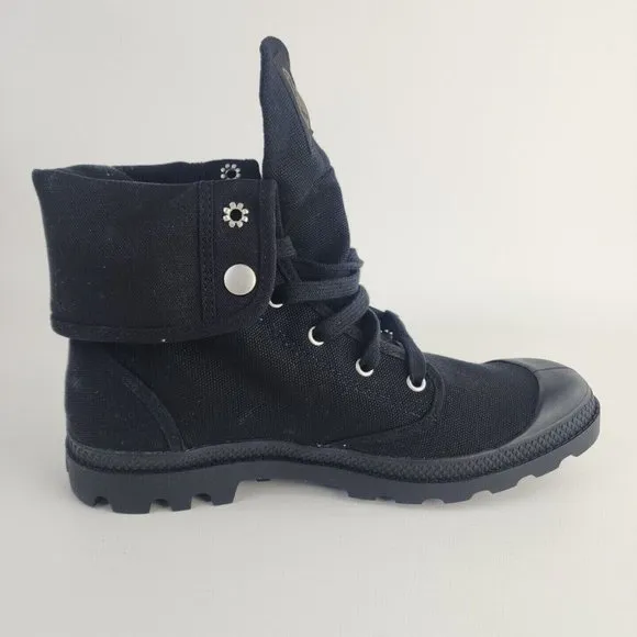 PALLADIUM Women's Baggy Hiking Canva Boots Vintage Black