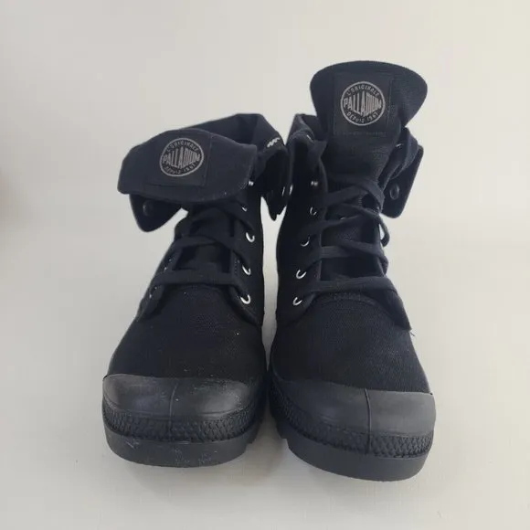 PALLADIUM Women's Baggy Hiking Canva Boots Vintage Black
