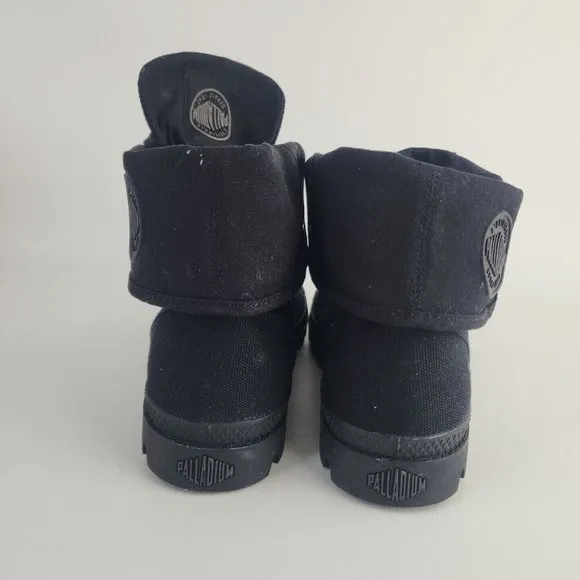 PALLADIUM Women's Baggy Hiking Canva Boots Vintage Black