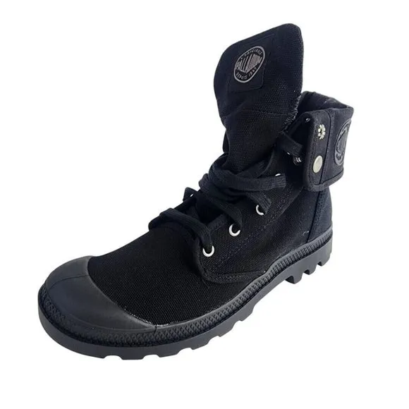PALLADIUM Women's Baggy Hiking Canva Boots Vintage Black