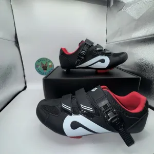 Peloton Black White Clip On Bike Cycling Shoes Womens Size 41 EU 10 US Men's 8.5