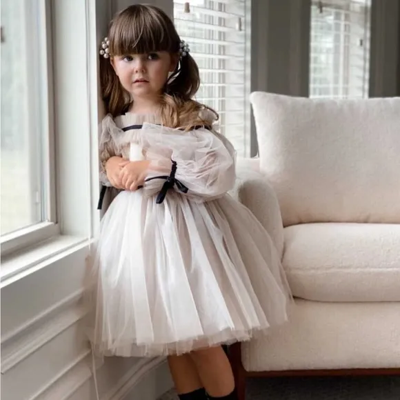 Petite Maison Coco - Caramel Tulle dress! 3 T.
