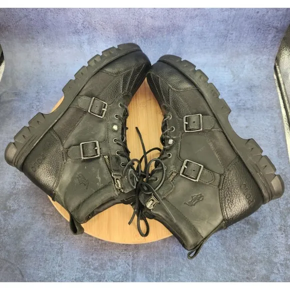 Polo Ralph Lauren Demond Boots Men's Size 10.5 D Leather Hiking