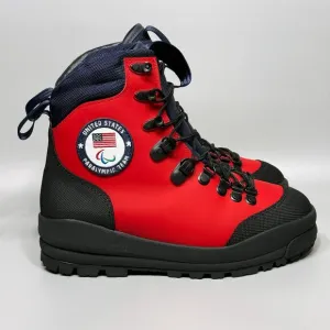 Polo Ralph Lauren USA Paralympic Team Womens Size 9 Winter Boots Red Olympic