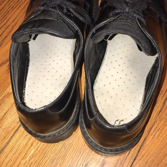 Prada men’s tie up commando style shoes