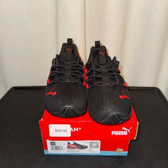 PUMA Axelion Break Little Boys Running Shoes 11C