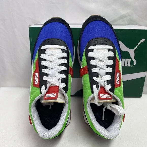 Puma Future Rider Play On JR Sneakers Multicolor Low Top Size 4.5C New 372349 01