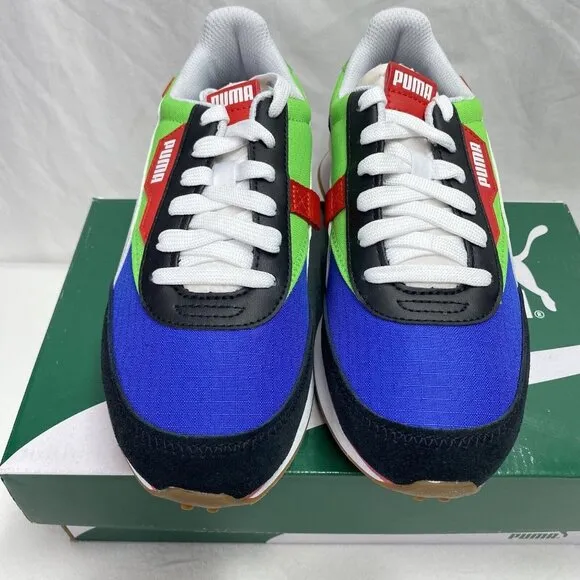 Puma Future Rider Play On JR Sneakers Multicolor Low Top Size 4.5C New 372349 01