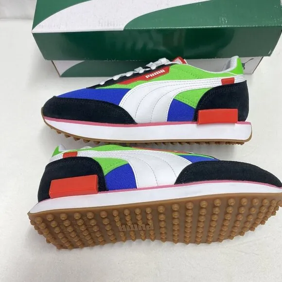 Puma Future Rider Play On JR Sneakers Multicolor Low Top Size 4.5C New 372349 01