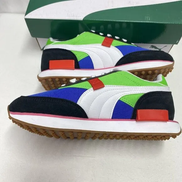 Puma Future Rider Play On JR Sneakers Multicolor Low Top Size 4.5C New 372349 01