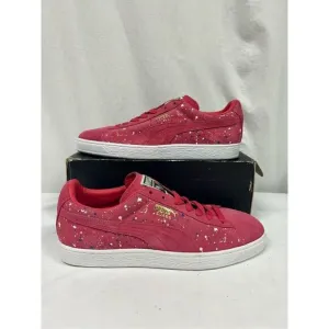 Puma Mens Suede Classic 358288 01 Red Casual Shoes Sneakers Size 10.5