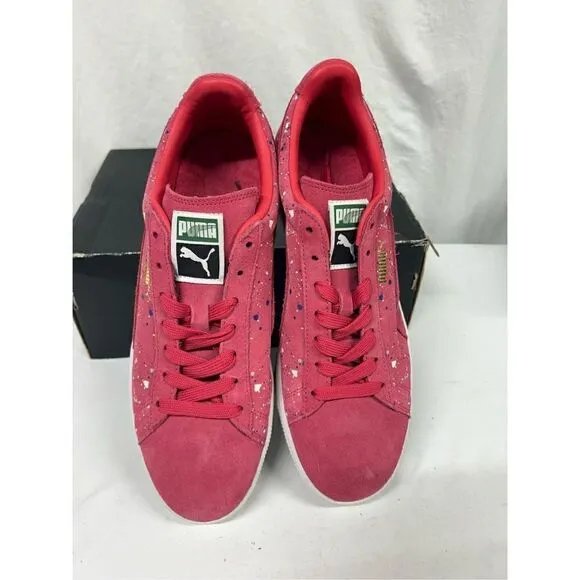 Puma Mens Suede Classic 358288 01 Red Casual Shoes Sneakers Size 10.5