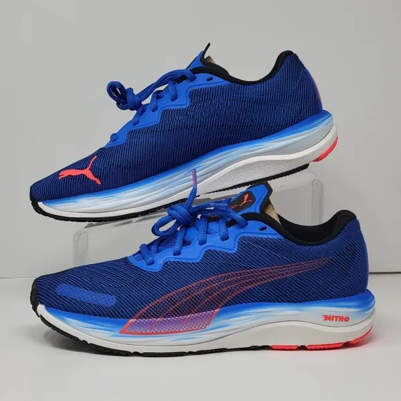 Puma Velocity Nitro 2 Men's Ultra Blue Running Shoes 195337-19 Size 11.5 New