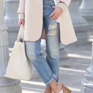Rag &amp; Bone limited edition distressed boyfriend jeans