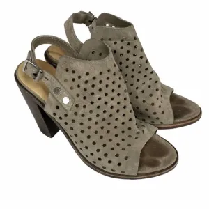 RAG &amp; BONE Tan Wyatt Laser-Cut Leather Sandals-38