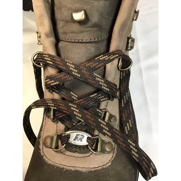 Raichle Switzerland Women Hiking Boots Sz. 7.5 Brown NWOT Waterproof Comfort