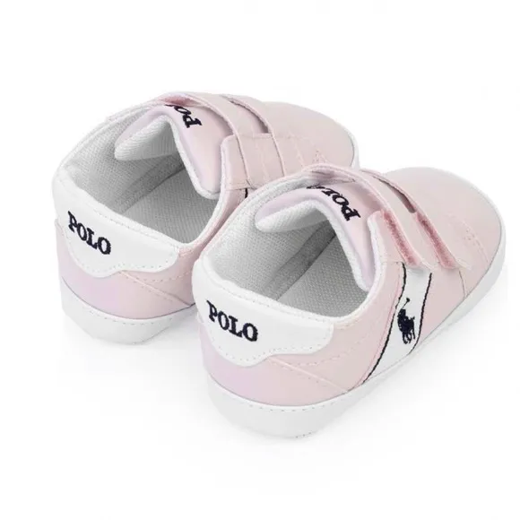 RALPH LAUREN BABY GIRLS PINK QUIGLEY SNEAKERS