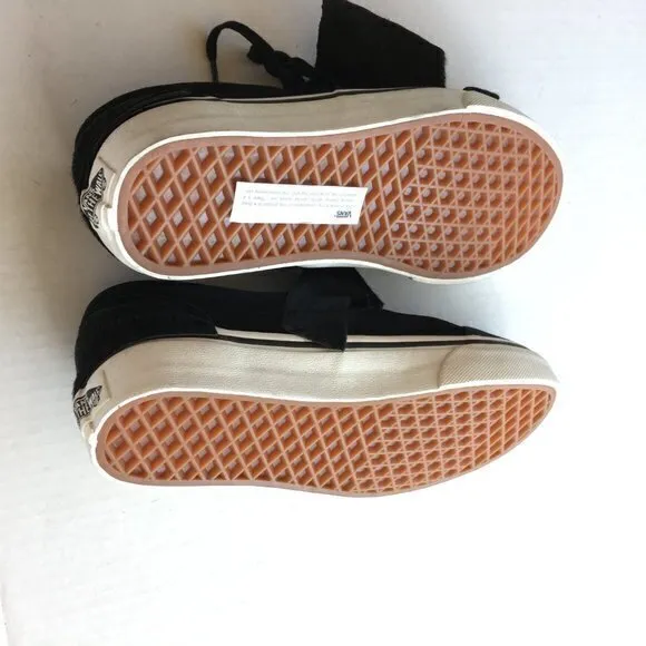 RARE New Vans Old Skool Fur Black‎ Sneakers Low-Top Skate Shoes 721454 M 5 W 6.5
