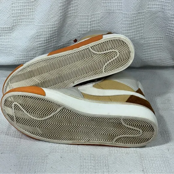 RARE Nike Blazer '77 Pro Club Light Bone Pecan Orange Mens Size 12 Sneakers