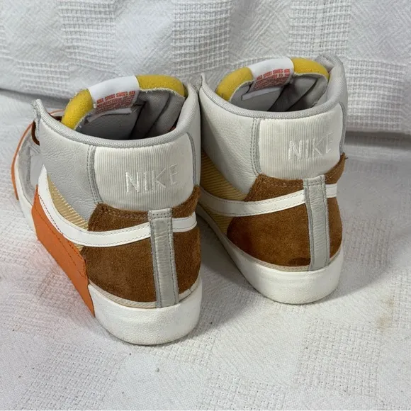 RARE Nike Blazer '77 Pro Club Light Bone Pecan Orange Mens Size 12 Sneakers