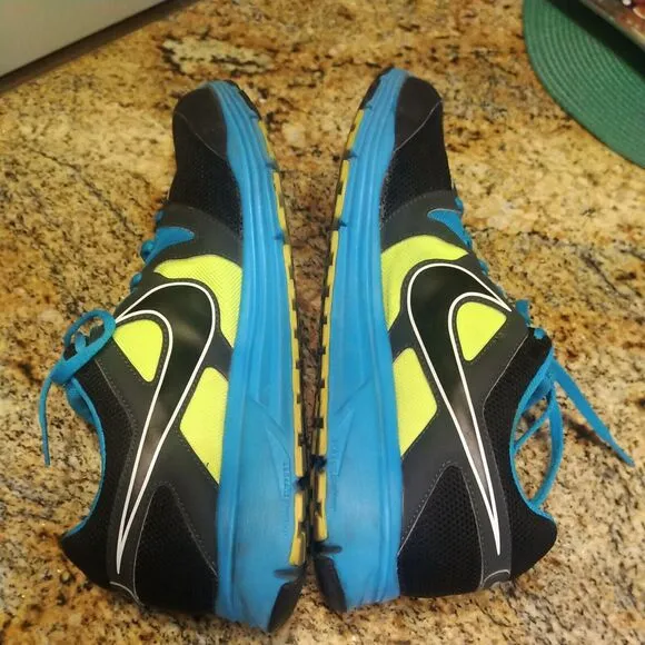 Rare Nike Lunarfly 3 Mens Shoes Sneakers Sz 10 Black Running Athletic 487753-003