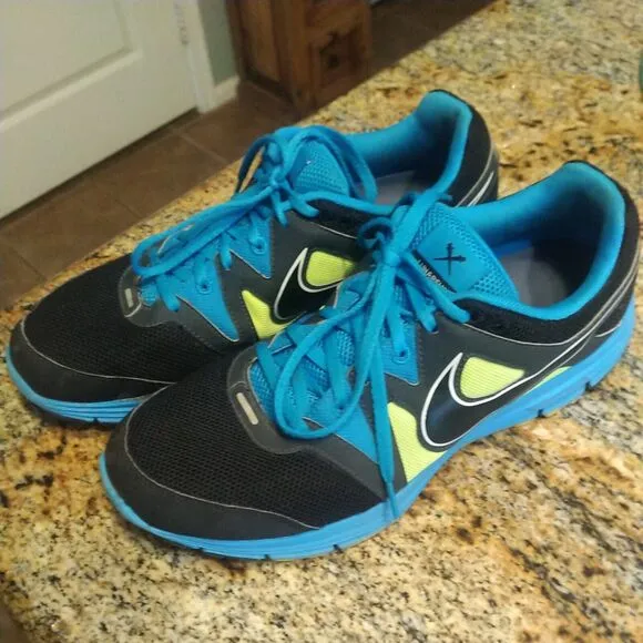 Rare Nike Lunarfly 3 Mens Shoes Sneakers Sz 10 Black Running Athletic 487753-003
