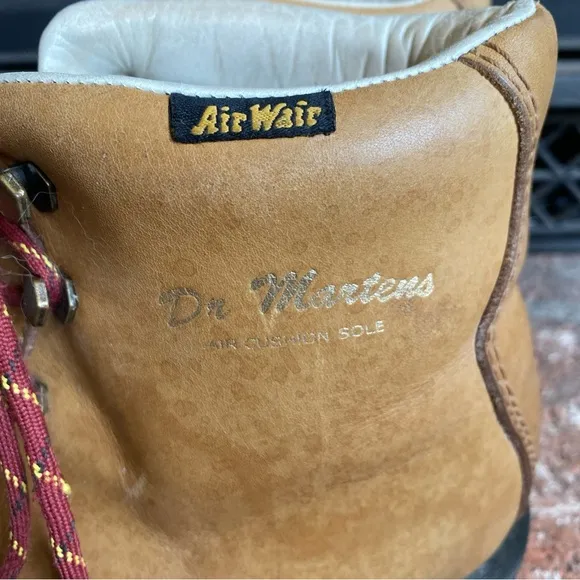 RARE! Vintage Dr. Marten Brown Leather Mountaineering Hiking Boots SZ 10.5 MENS