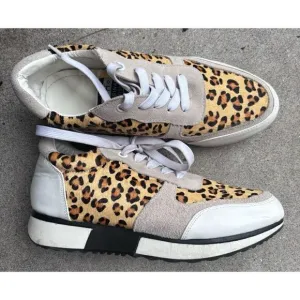Rare - Vintage Havana leather sneakers Size 7.5