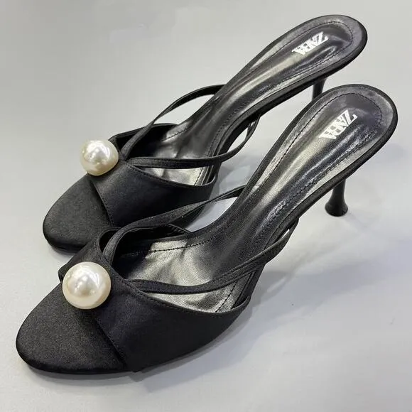 RARE!!! ZARA Embellished Heels NWT