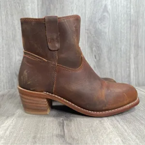 Red Wing Boots Inez 3414 Women’s 9B Cowboy Ankle Boots Brown