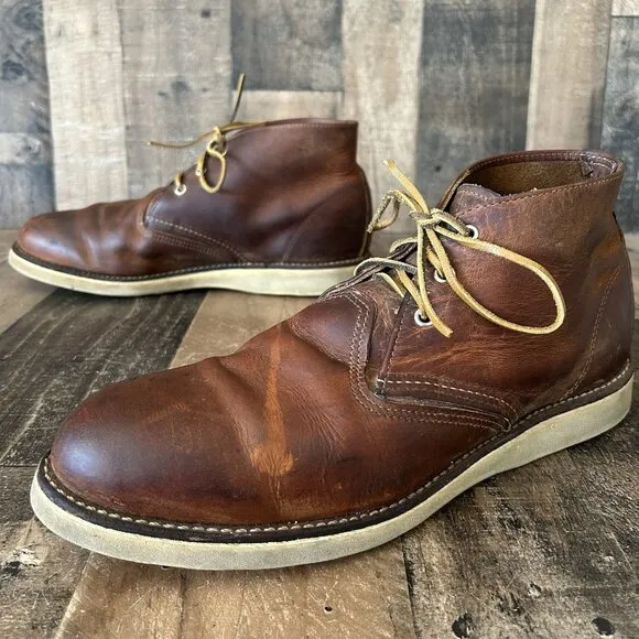 Red Wing Heritage 3137 Copper Chukka Work Boots Mens 13 D