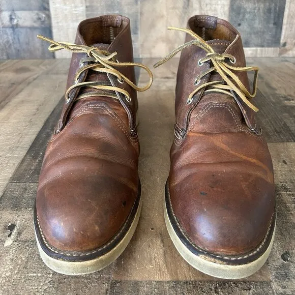 Red Wing Heritage 3137 Copper Chukka Work Boots Mens 13 D