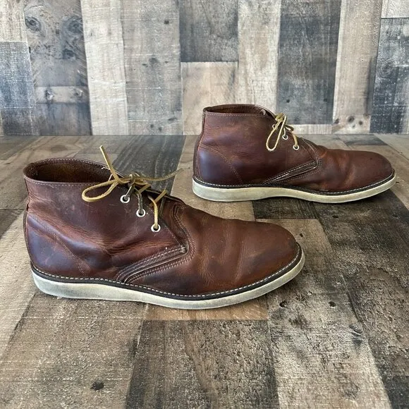 Red Wing Heritage 3137 Copper Chukka Work Boots Mens 13 D