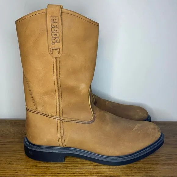Red Wing Shoes Pecos Supersole Soft Toe Tan Western Outdoor Boots 1105 Size 12A