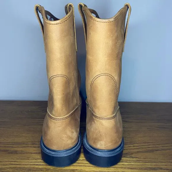 Red Wing Shoes Pecos Supersole Soft Toe Tan Western Outdoor Boots 1105 Size 12A
