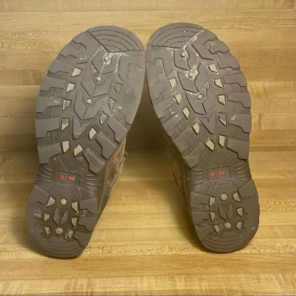 RED WING 6692 Size 9 D Aluminum Toe EH 6&quot; Men’s Work Boots RETAIL $179