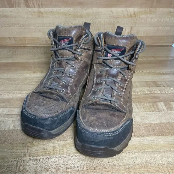 RED WING 6692 Size 9 D Aluminum Toe EH 6&quot; Men’s Work Boots RETAIL $179