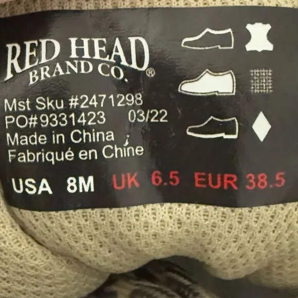 RedHead Front Range Waterproof Hiking Boots Women’s Size 8 D