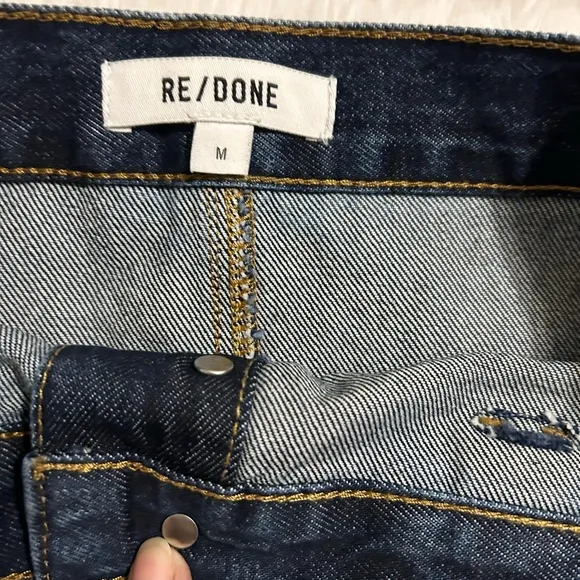 RE/DONE 70’s Button Front Mini Skirt