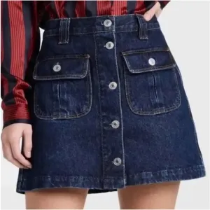 RE/DONE 70’s Button Front Mini Skirt