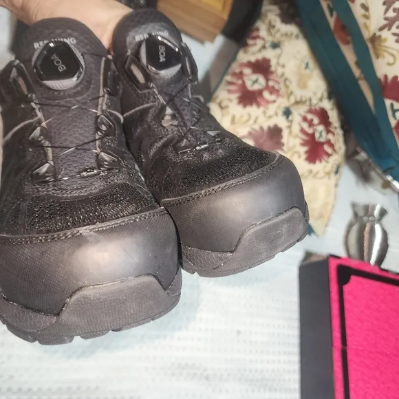 REDWING EUC WOMENS SZ 6.5 COOLTECH ATHLETICS SAFETY TOE ATHLETIC WORK SHOES