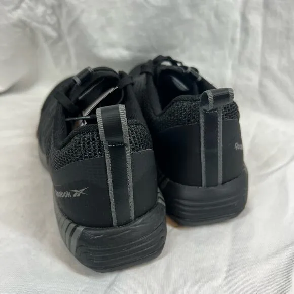 Reebok ASTM memory tech cushion fusion flex weave work shoes safety toe cap MWOB