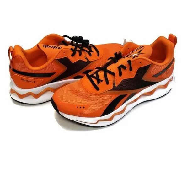 Reebok Mens Size 10 ZIG Elusion Energy Running Shoes High Vis Orange FW7935