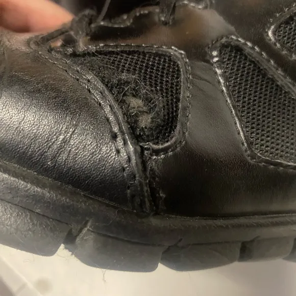 Reebok Mens Work Boots. Tactical wedge sole size 8 M with side zipper.