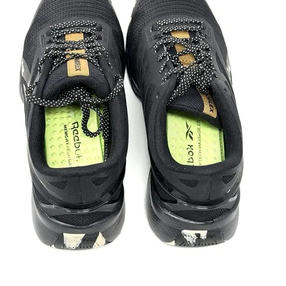 Reebok Nanoflex TR Womens Size 7W Black Composite Toe Work Shoes Sneakers