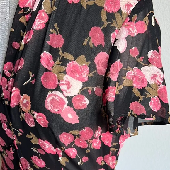 Reformation Charlie Rose Floral Dress