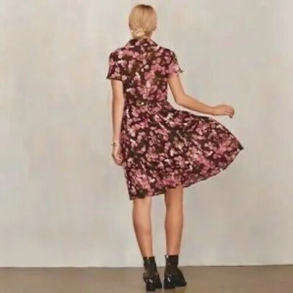 Reformation Charlie Rose Floral Dress
