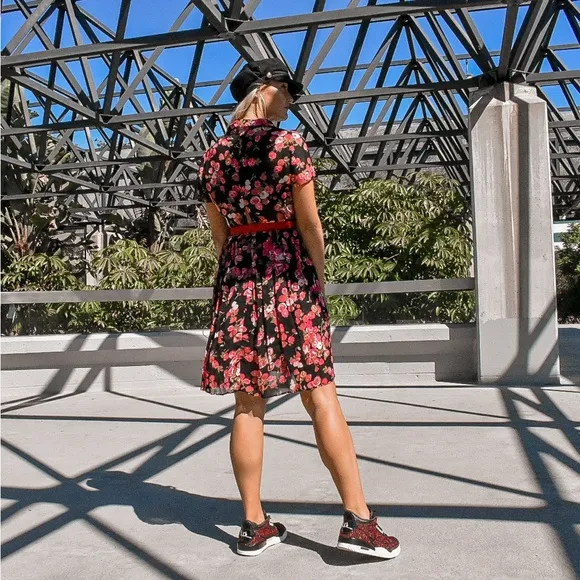 Reformation Charlie Rose Floral Dress