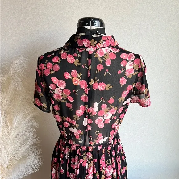 Reformation Charlie Rose Floral Dress