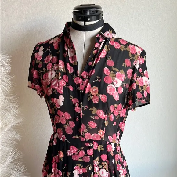 Reformation Charlie Rose Floral Dress